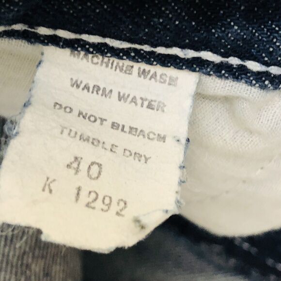 U.R. FREE Jeans Womens W35 x 30L Straight High Waist Embroidered Mom Blue Denim - Picture 9 of 9